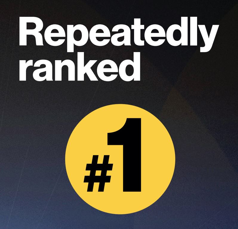Repeatedly ranked #1 campaign