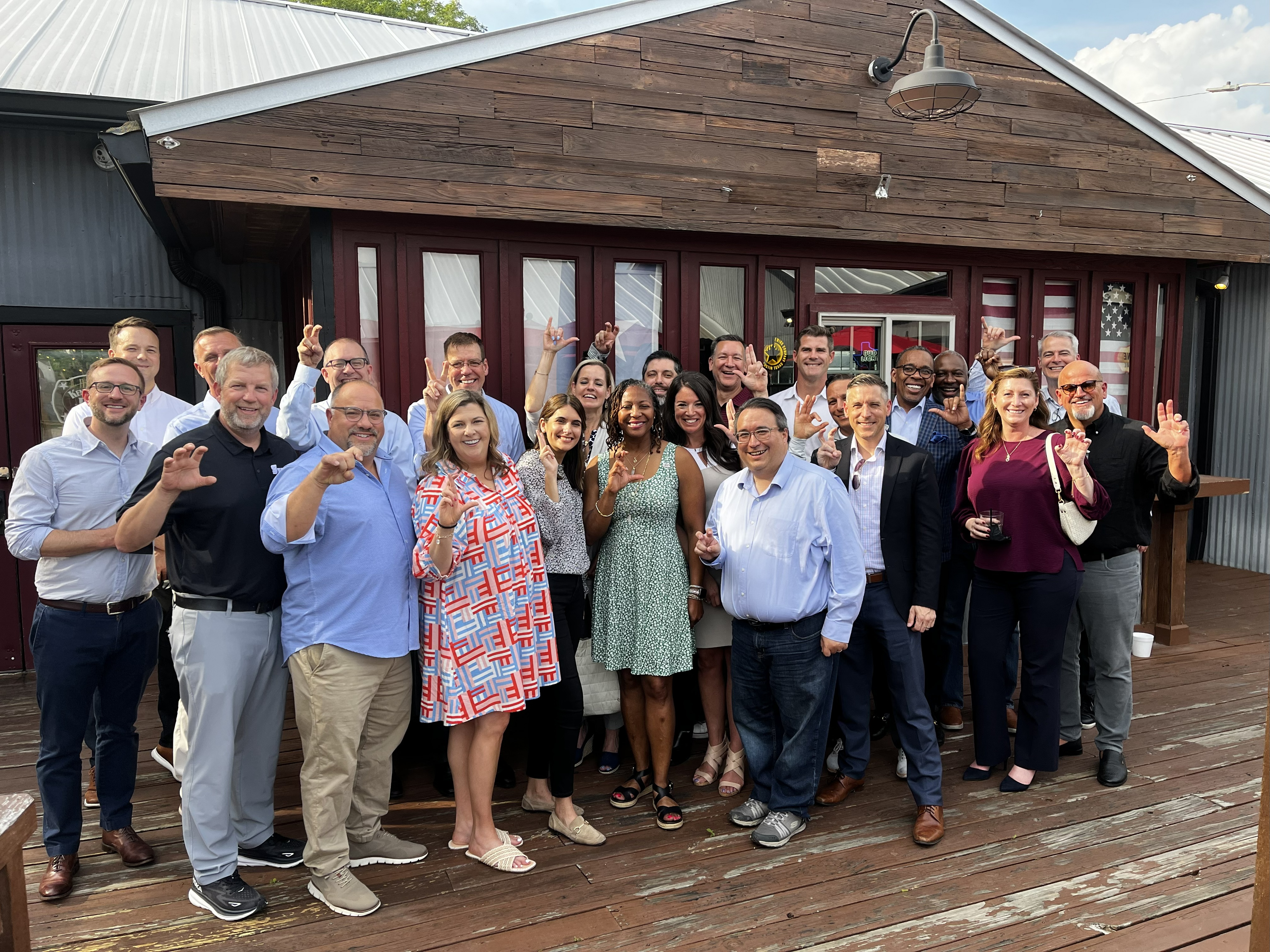 Group of volunteer leadership