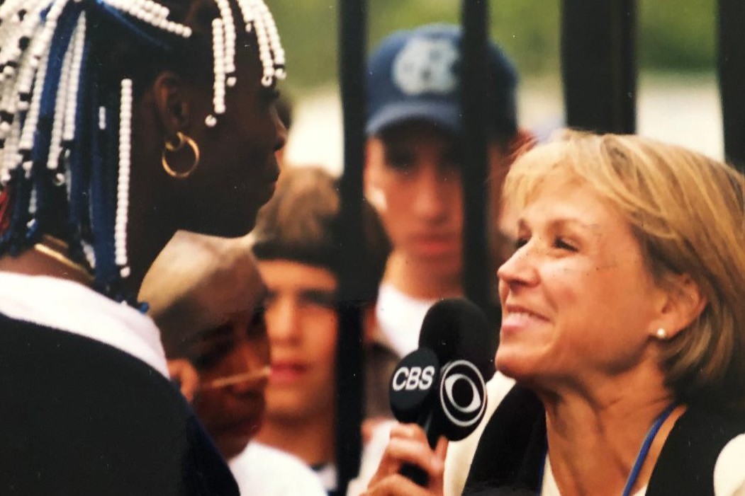 Andrea Joyce interviews Venus Williams at her 1997 U.S. Open dubut.