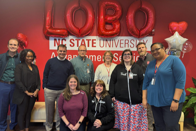 NCSU staff at the Lobo launch event.