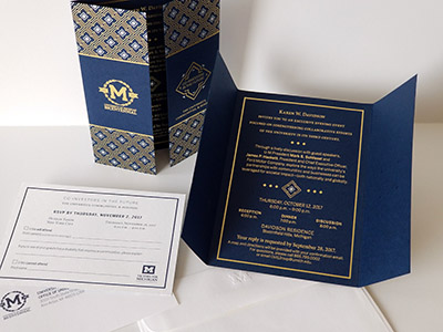 University of Michigan - Co-Investors in the Future - Victors for Michigan Campaign Reception Invitation