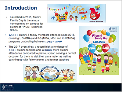 The Hong Kong University of Science and Technology- HKUST Business School Alumni Family Day