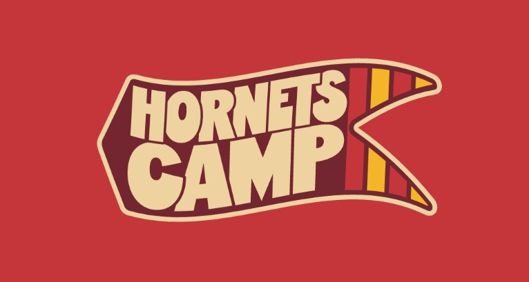 Camp Logo in red colorway