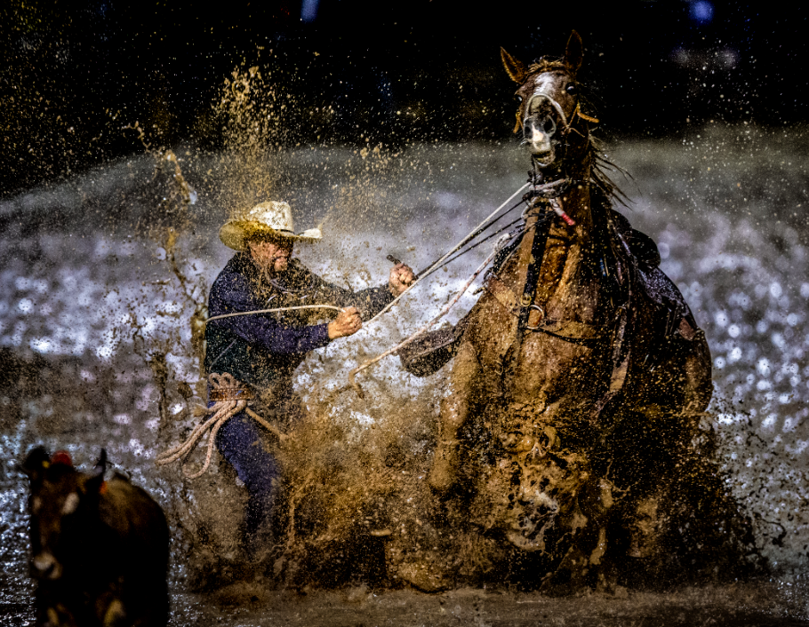 Ropin' in the Rain