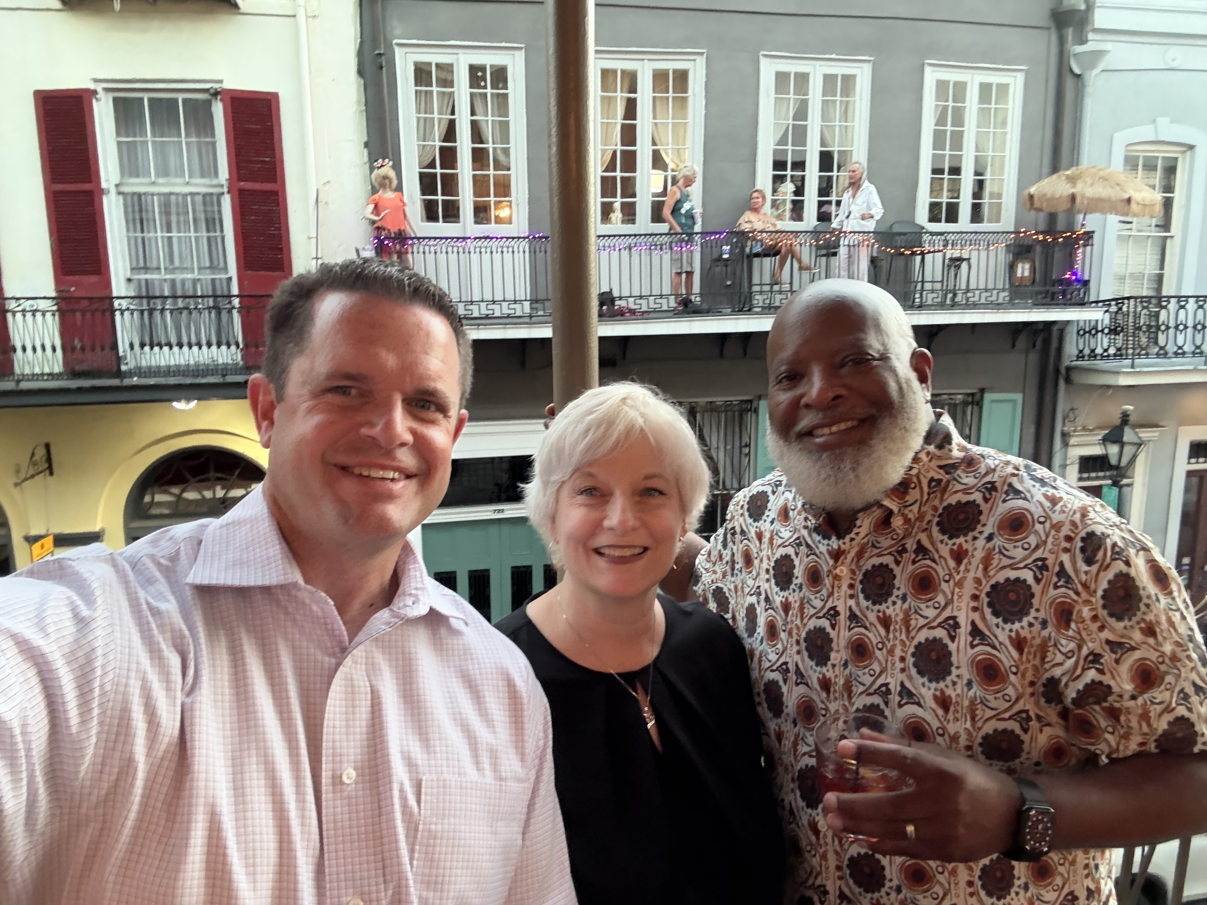 CCLC Members on balcony