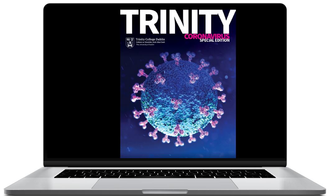 Trinity Alumni News, monthly alumni publication for Trinity College Dublin