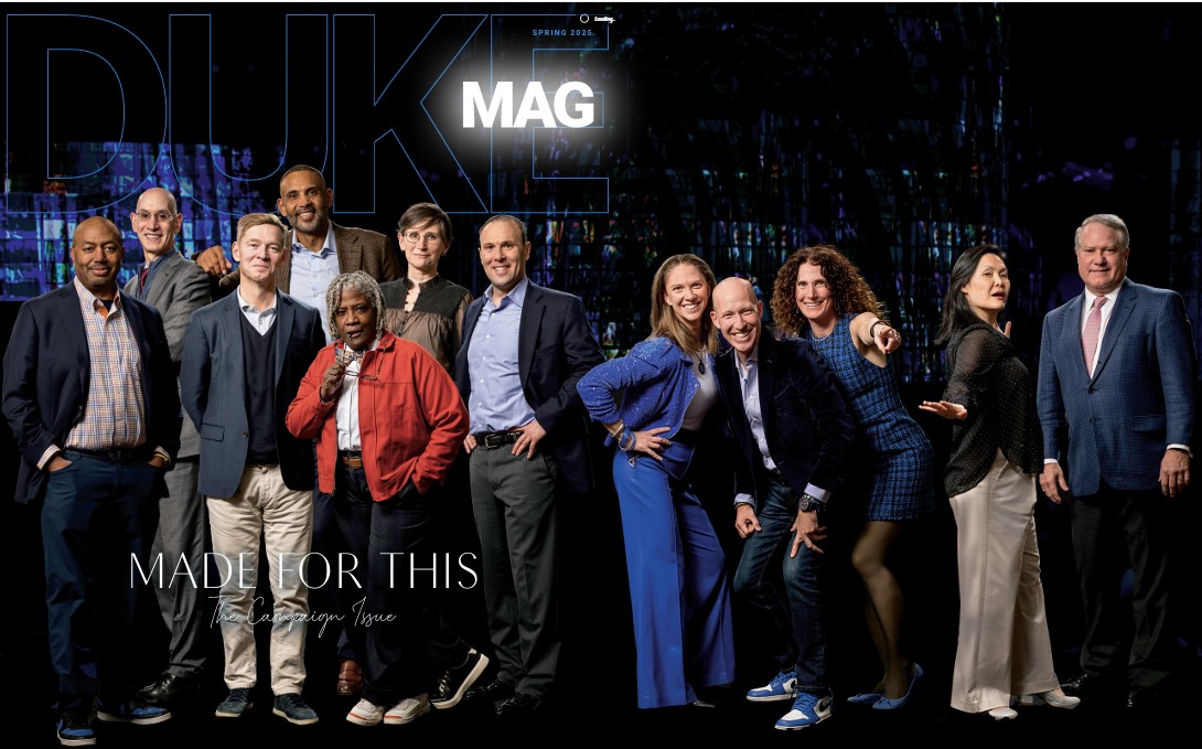 Made for this photo shoot with famous alumni