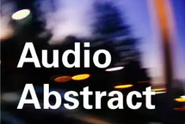 The icon for NC State's Audio Abstract podcast shows a blurry photo of a tree against a darkening sky.