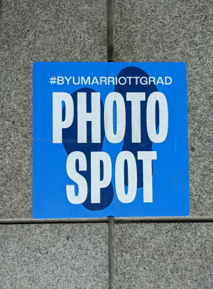 BYU Marriott Graduation Photo Spots