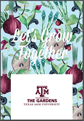 The Gardens at Texas A&M University Groundbreaking Invitation