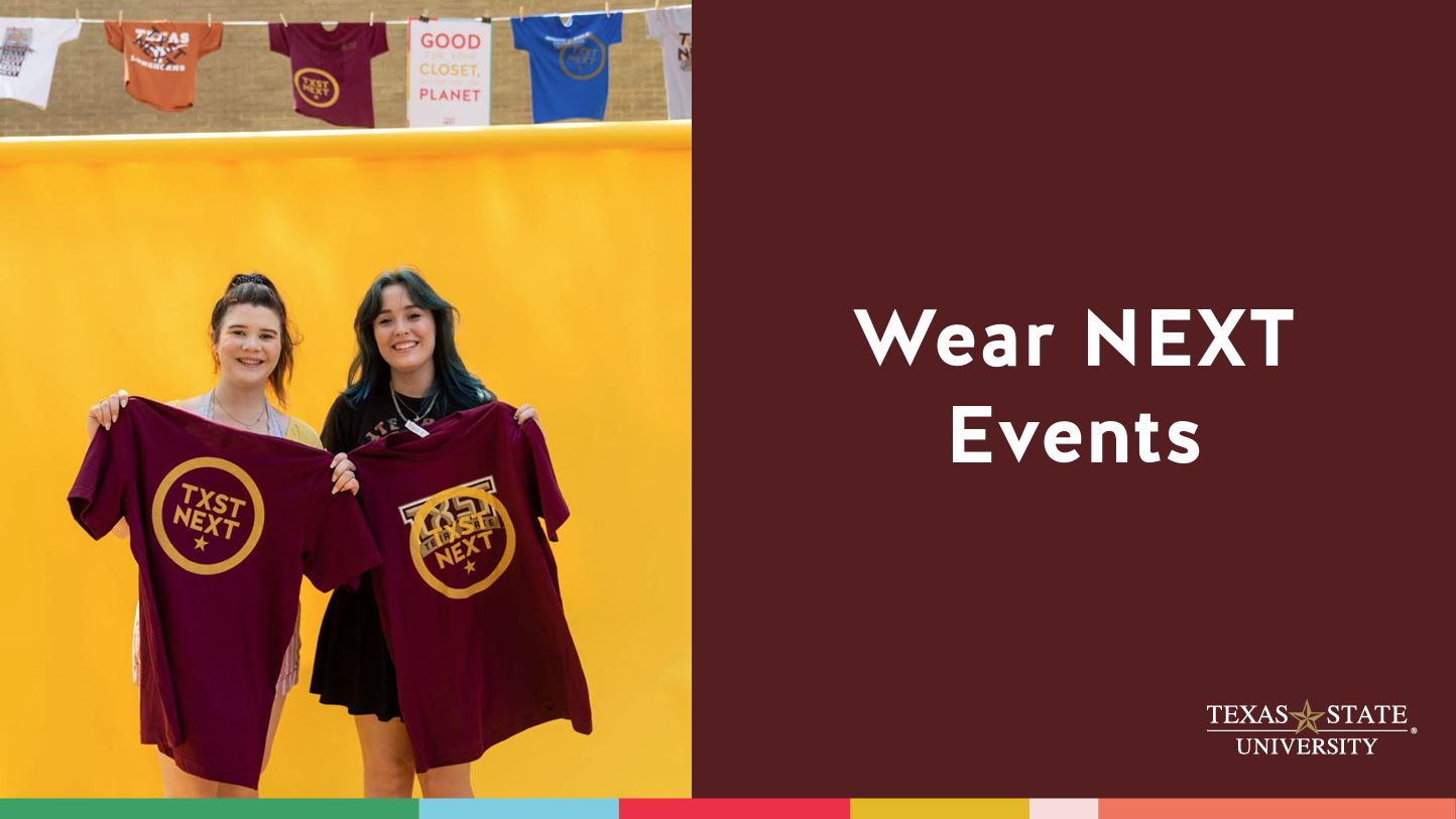 "Wear NEXT" Fashion Upcycling Events