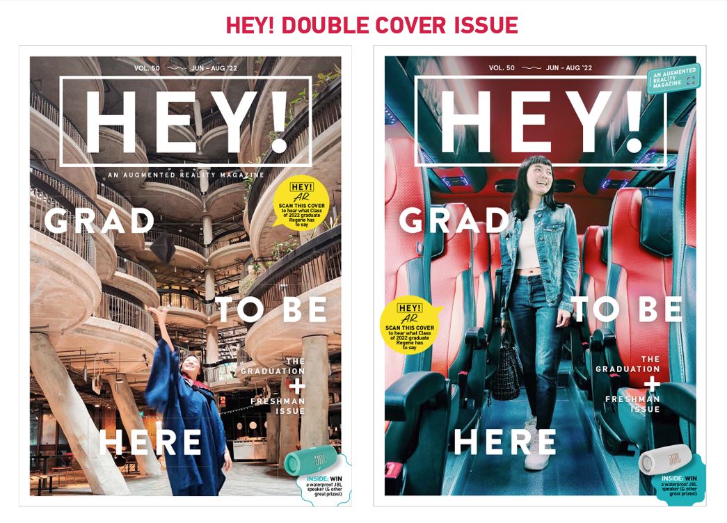 HEY! Augmented Reality Magazine Double Cover