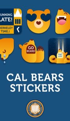 Celebrating Berkeley 150 — Cal Bears Mobile Stickers