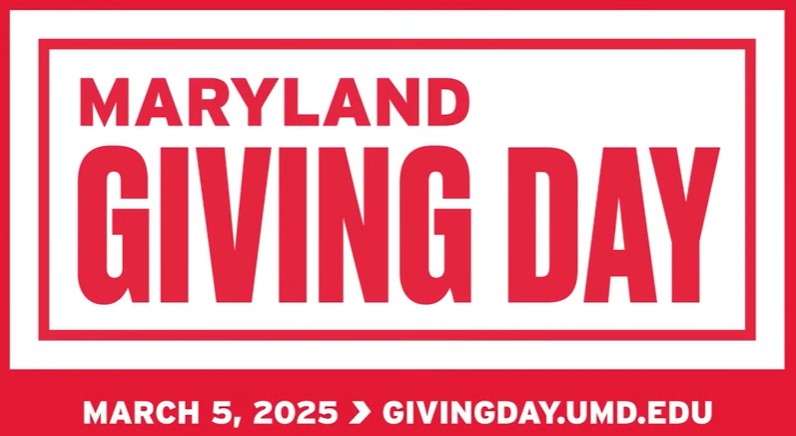 Maryland Giving Day Logo Red and White
