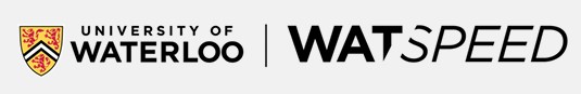 University of Waterloo x Wat Speed Logo