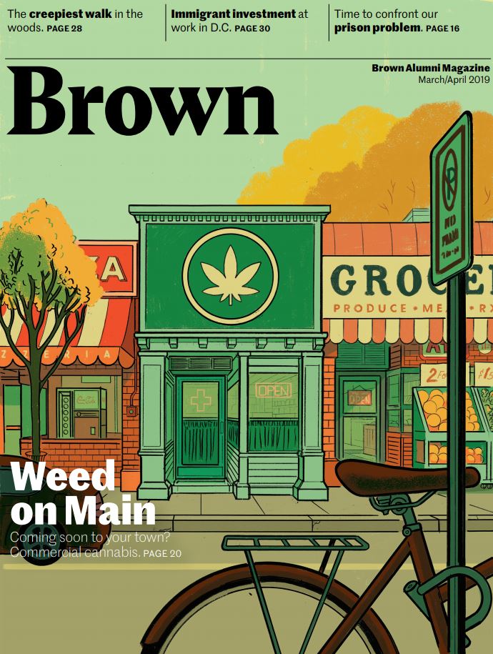 Brown Alumni Magazine: Weed on Main