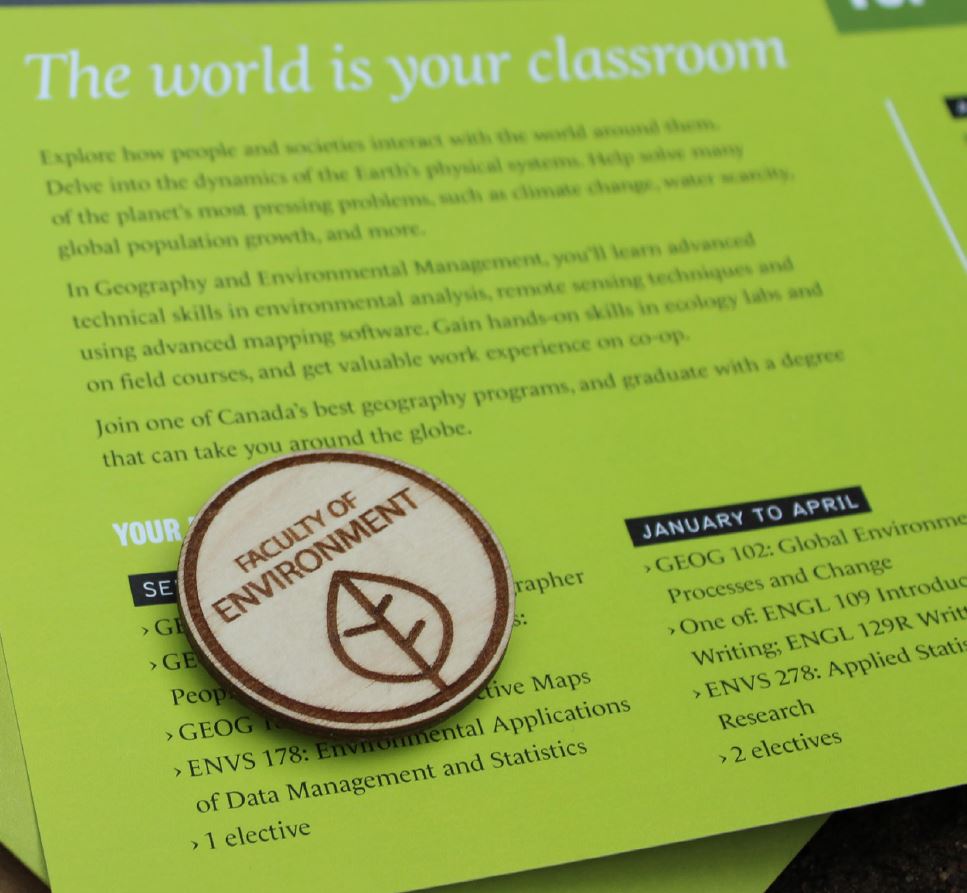 Living Our Values: Sustainable Swag from Waterloo's Faculty of Environment