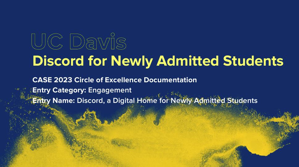 Discord: Digital Home for Newly Admitted Students
