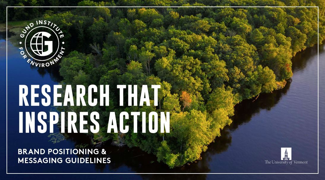 Research That Inspires Action: The Gund Institute's New Brand