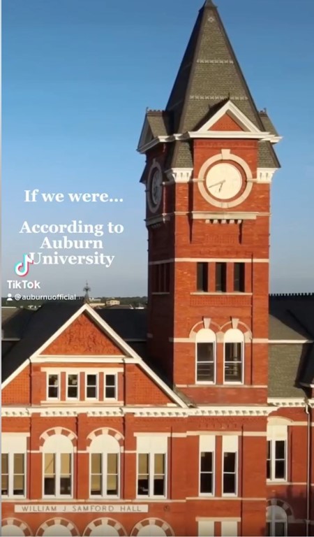 If We Were...According to Auburn University TikTok
