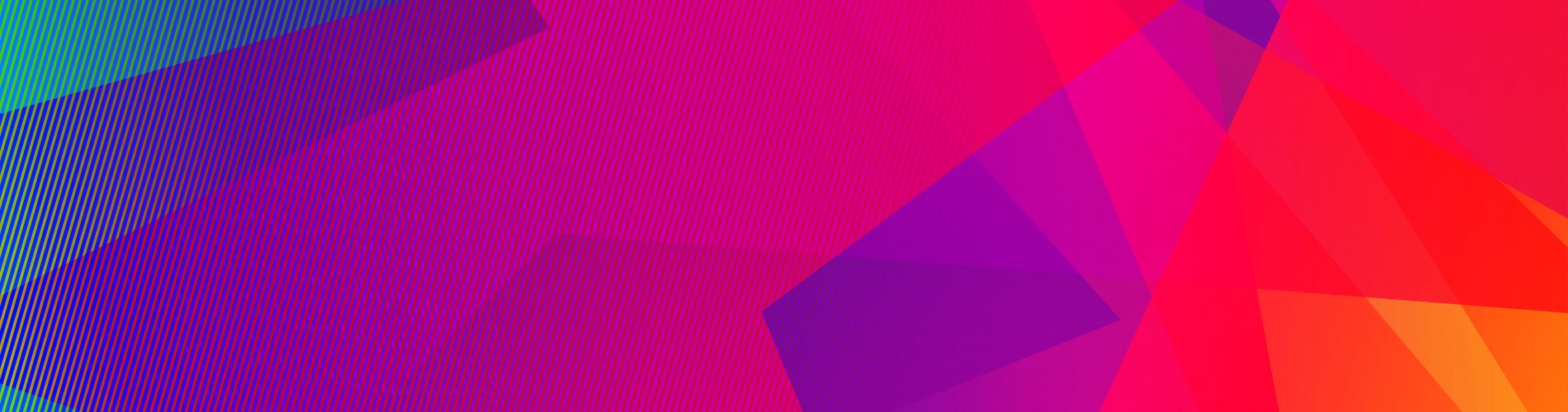 Purple, pink and orange coloured background banner