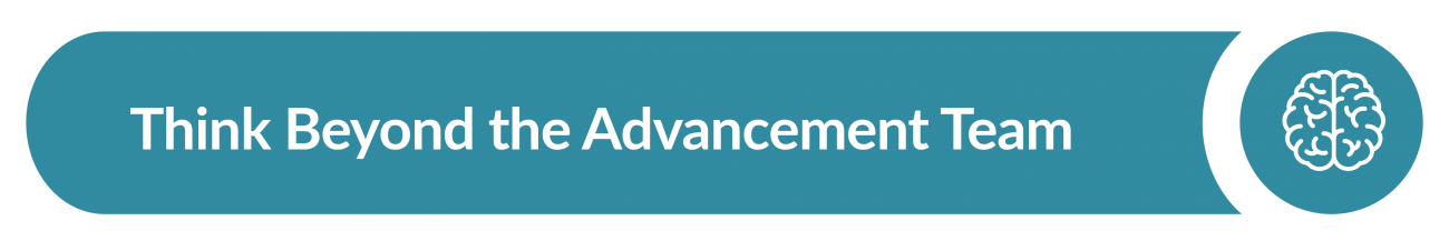 Header image for School Toolkit Think Beyond the Advancement Team