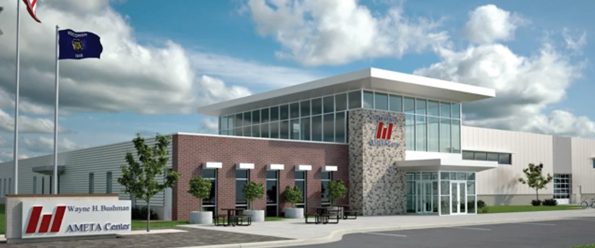 A rendering of Mid-State Technical College's AMETA Center.