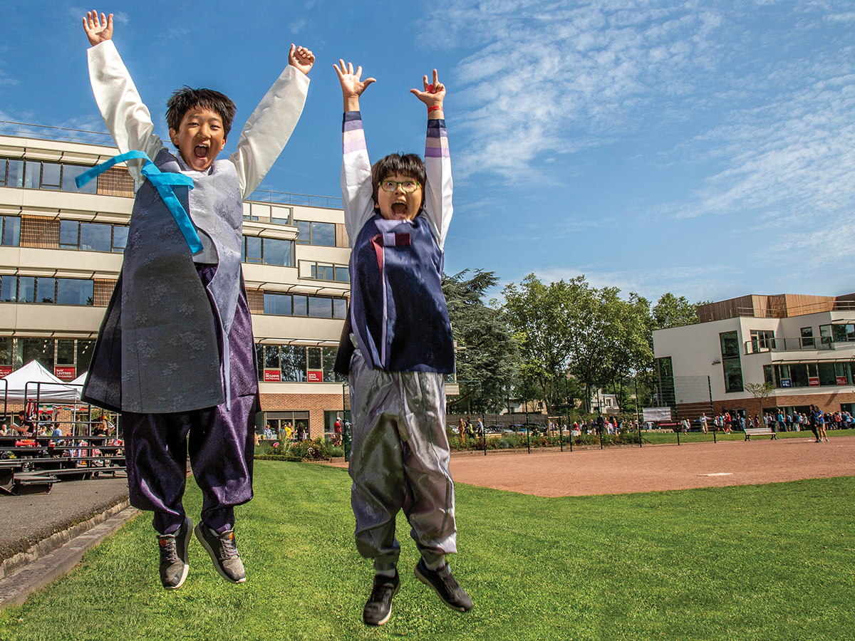 For its International Day picnic, American School of Paris students celebrated their diverse community.