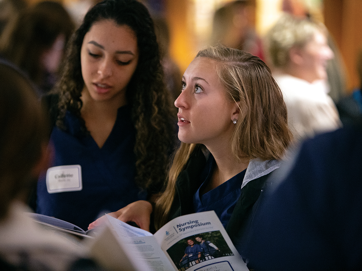 At Hartwick College’s nursing symposium, students had a unique opportunity to explore the future of health care. 