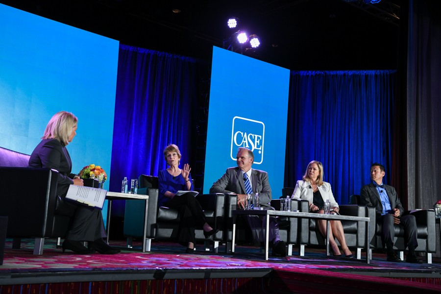 CASE President and CEO Sue Cunningham led a distinguished panel in a discussion about this important issue at the CASE Summit for Leaders in Advancement in New York City. 