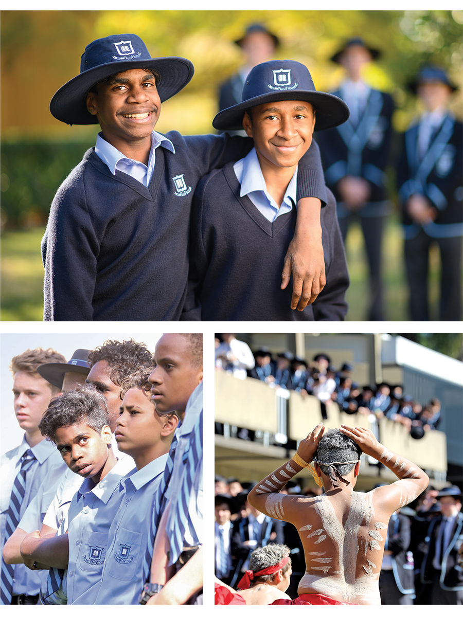 Students at Brisbane Grammar School in Australia