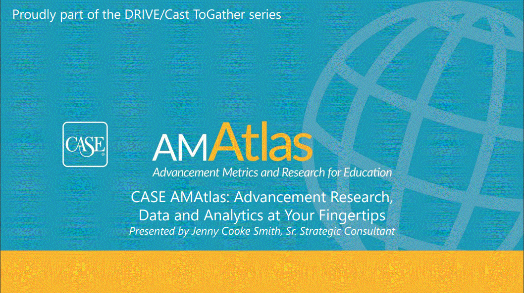 amAtlas ToGather: DRIVE/Cast Advancement Research Data Analytics at your finger tips