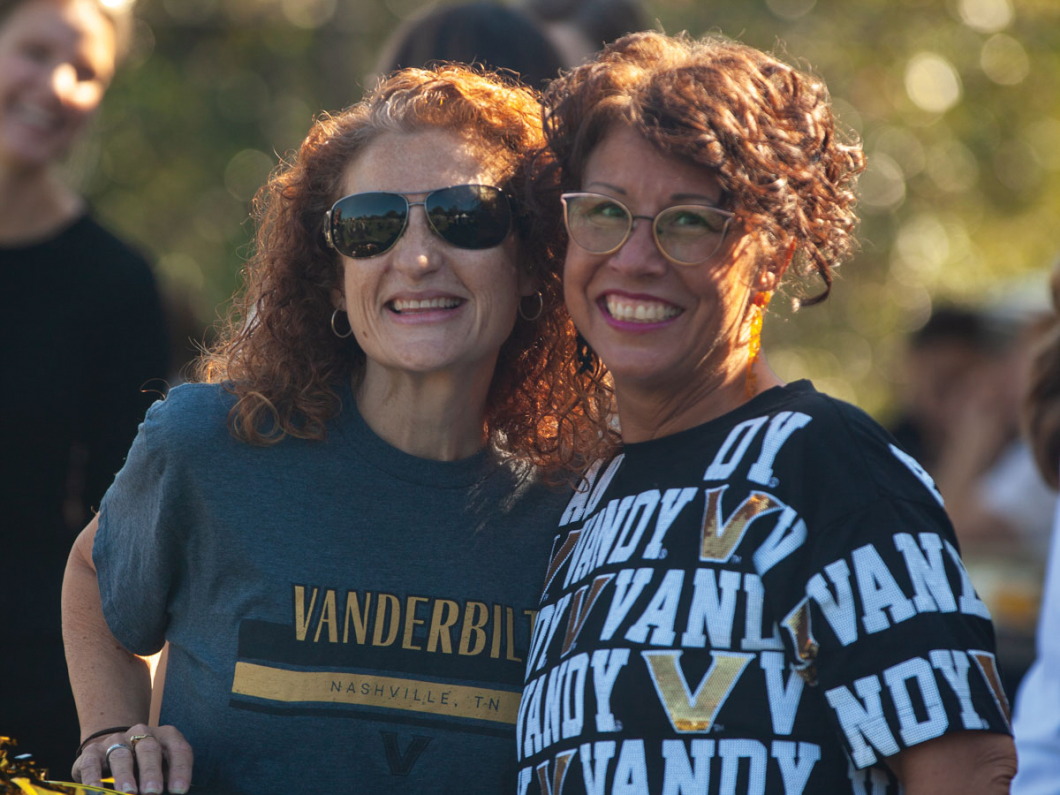 Rosie Carter, Assistant Director of Talent Management, poses with Michelle Morgan, Director of Vice Chancellor Operations