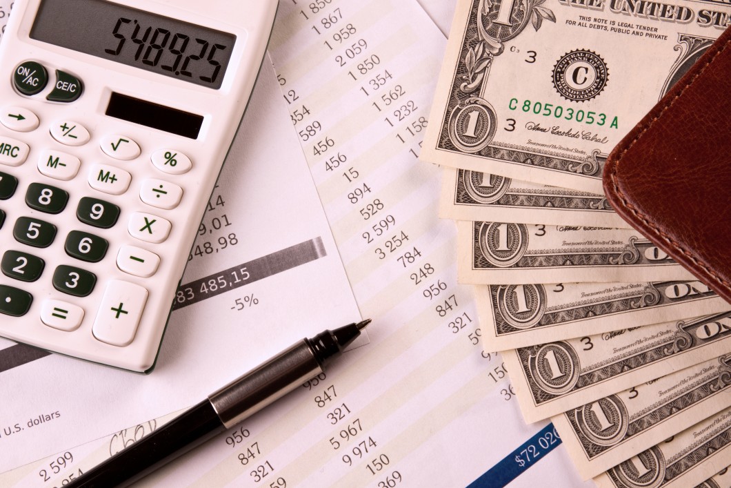 Calculator and money