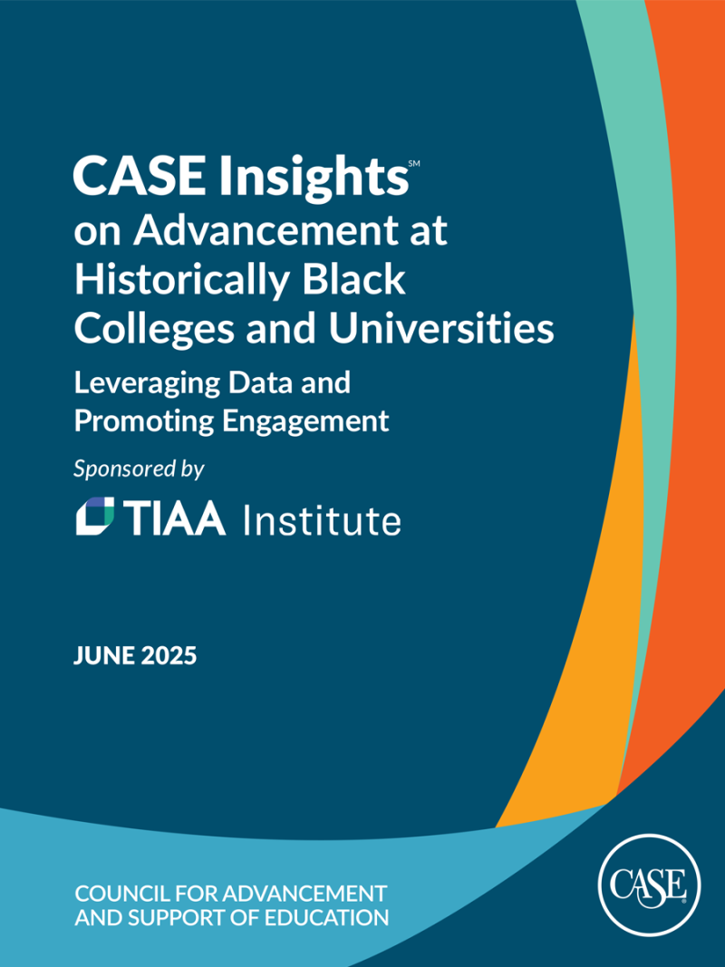 Cover image of the CASE Insights on Advancement in Historically Black Colleges and Universities