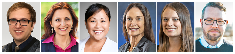 Row of headshot photos