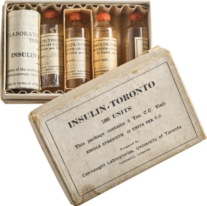 Photograph of Insulin from the 1920s