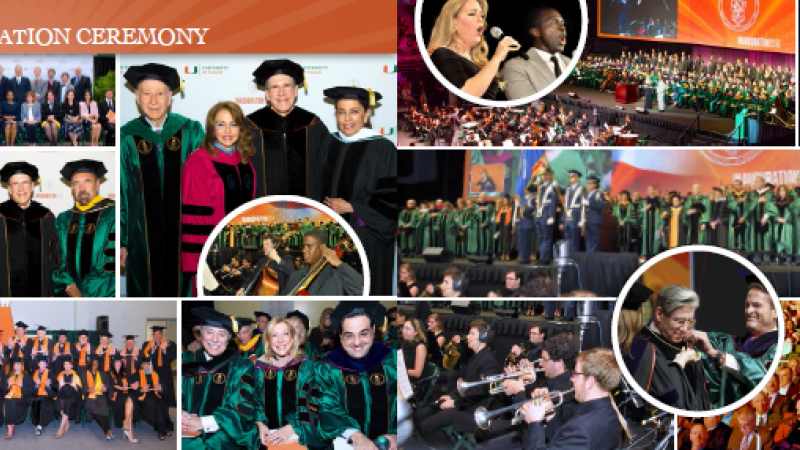 Inauguration of Julio Frenk as Sixth President of the University of Miami