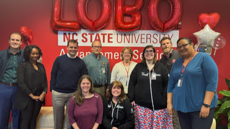 NCSU staff at the Lobo launch event.