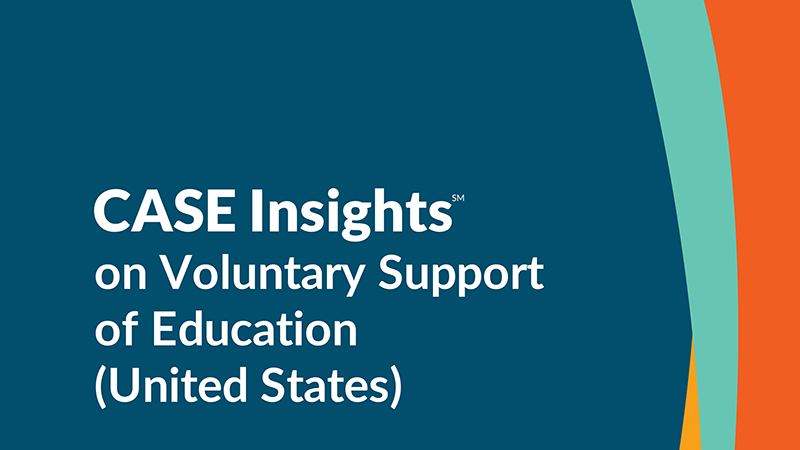 CASE Insights on Voluntary Support of Education (US/Canada) 2025