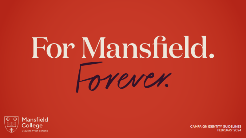 For Mansfield. Forever. Campaign