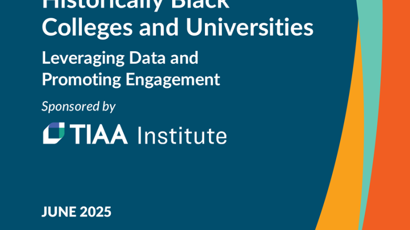 Cover image of the CASE Insights on Advancement in Historically Black Colleges and Universities