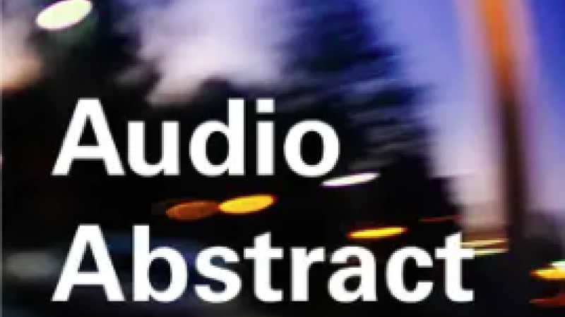 The icon for NC State's Audio Abstract podcast shows a blurry photo of a tree against a darkening sky.