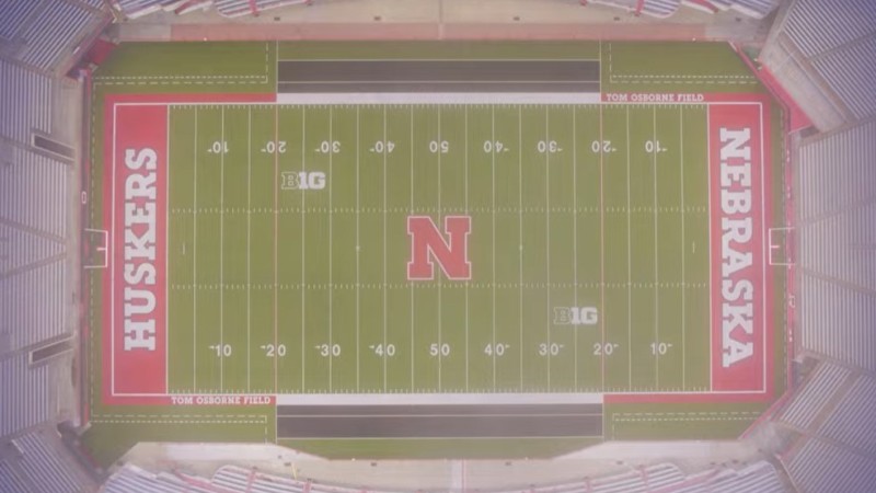 Huskers Drone Photo
