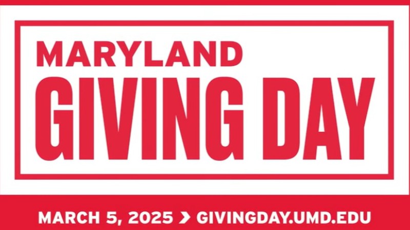 Maryland Giving Day Logo Red and White