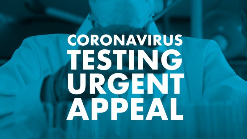 Urgent COVID-19 Testing Appeal