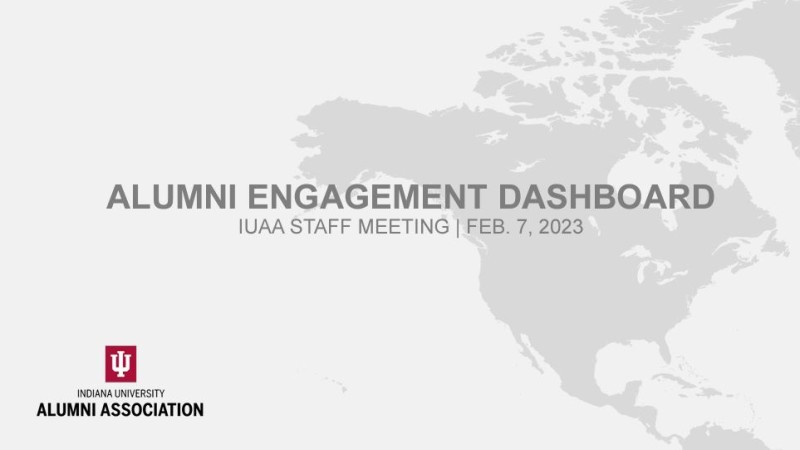 IU Alumni Engagement Dashboard
