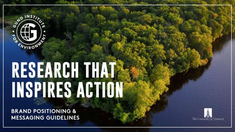 Research That Inspires Action: The Gund Institute's New Brand