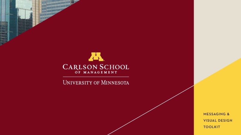 Carlson School of Management brand refresh