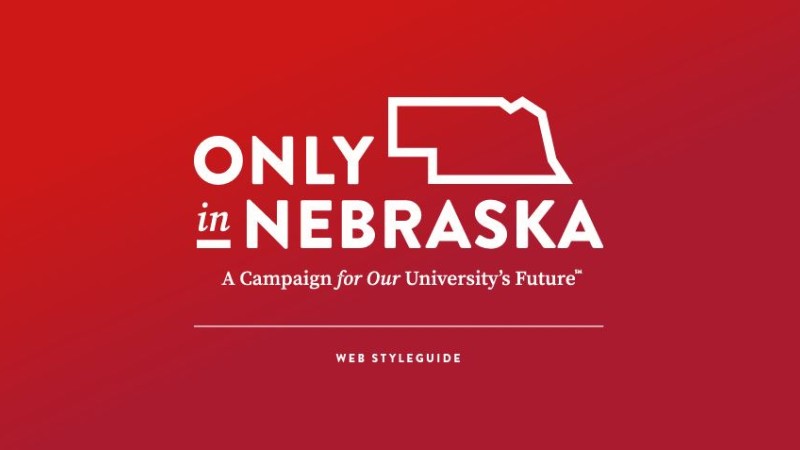 Only in Nebraska Campaign Website
